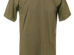 Футболка трикотажная хаки для военных, спорта, отдыха