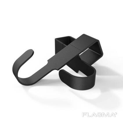 Гачок Laris з'ємний S-подібний під проф. трубу 20 (комплект - 2 шт)