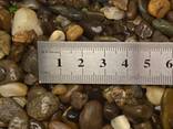 Галька речная ландшафтный камень грунт для аквариума чёрный