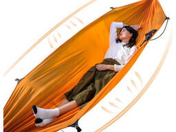 Гамак з дугами без перекидання Naturehike NH22DC008, помаранчевий