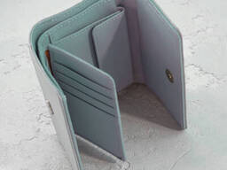 Гаманець жіночий зі шкіри крокодила Ekzotic Leather Сірий (cw106_3)