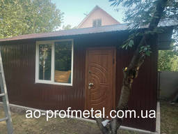 Гараж із профнастил, Металопрофіль для гаража