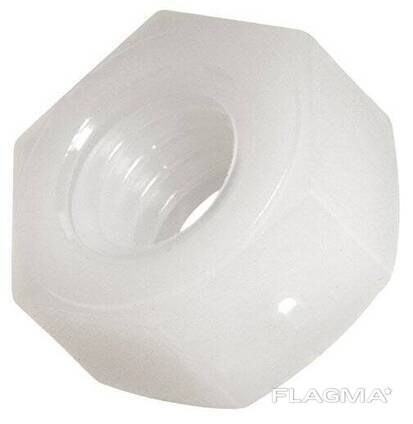 Гайка пластиковая М2, белая