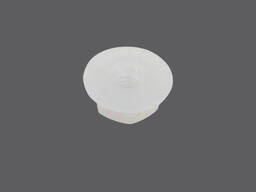 Гайка пластиковая с фланцем М3, белая