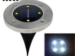 Газонный светильник 4 LED на солнечной батарее белый цвет