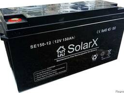 Гелевый аккумулятор SolarX SE150-12 (12V 150Ah)