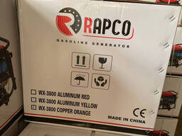 Генератор бензиновый 4 кВт электростартер, медная обмотка Rapco WX-3800