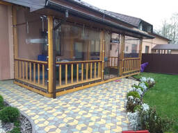 Тенты на беседки, летние кафе. Мягкие окна. Изготовление тентов