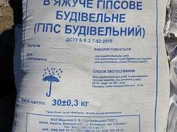 Гипс Г-5 Строительный 30кг. — Алебастр оптом от 1шт.