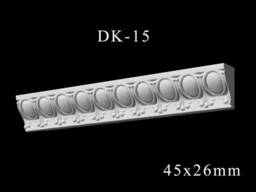 Гипсовый карниз , Dk_15_45x26mm