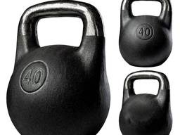 Гиря чугунная 40кг RN-Sport. Разные цвета.