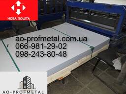 Оцинкований лист белого цвета 0.25 мм, Порезка на полосы.