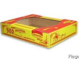 Гофролоток кондитерский с внутренними размерами 213*128(158)