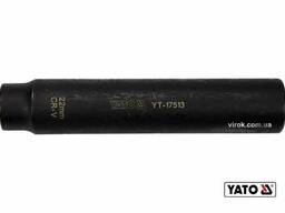 Головка торцева відкрита для лямбда-зонда Yato 1/2" М22 x 150 мм