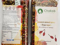 Гранола із зеленої гречки, 500 г