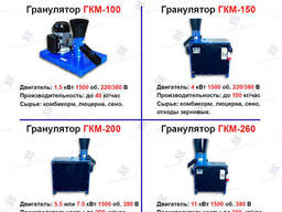 Гранулятор Grand-150 кормов и пеллет 220 В, 4кВт