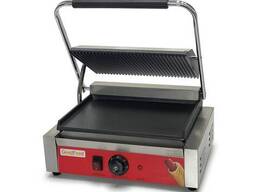 Гриль контактний Panini ECG11EA з гладкою поверхнею нижньою для бургеров и хот-догов