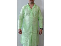 Халат рабочий мужской зеленого цвета бязь