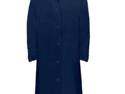 Халат рабочий, женский, темно-синий (тк. Грета)