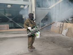 Газація та фумігація складських приміщень, елеваторів, зерна.
