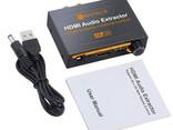 HDMI совместимый аудиоэкстрактор с 3,5-мм HDMI, HDMI, Spdif, RCA, 3,5 мм аудио Neoteck. .. - фото 2