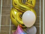 Гелієві кульки, кульки з надписами, композиції з кульок, аеродизайн - фото 2