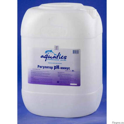 Химия для бассейна Aquatics жидкий pH-минус.