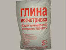 Глина вогнетривка в мішках по 20 кг