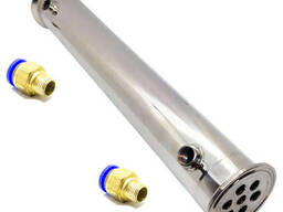 Холодильник 2 дюйма (7 ниточный, 35 см, 1/4 резьба МАМА) с Фитингами ПАПА, 8 мм, резьба. ..