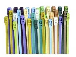 Хомут нейлоновый с низким профилем замка 8x400 оранжевый (100шт), CTLC-2012 APRO