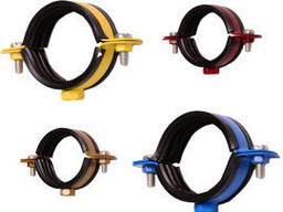 Хомуты цветные (газ, вода)