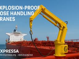 Hose handling crane