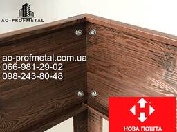 Грядка металева з малюнком під дерево.