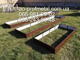 Грядка коричневого цвета, Грядка коричневая с распоркой.