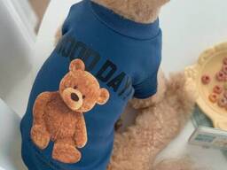 Худи на флисе для собаки Мишка 11207 L синие