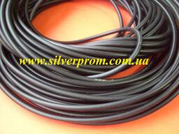 Гумовий шнур - D= 4,5 мм - NBR - чорний