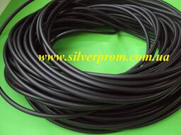 Гумовий шнур - D= 7,5 мм - NBR - чорний