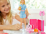 Игровой набор Barbie Путешественница, Barbie Travel Doll, Blonde, with Puppy