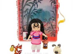 Игровой набор малышка Мулан в чемоданчике, Disney Animators' Collection Mulan Mini Doll. ..
