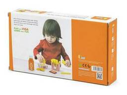 Іграшкові продукти Viga Toys Нагетси з картоплею фрі та соком (51603)