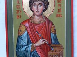 Икона святой великомученик Пантелеймон целитель