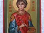 Икона святой великомученик Пантелеймон целитель - фото 3