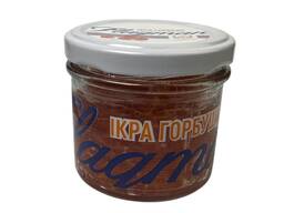 Ікра червона лососева(горбуша) 100 грам скло
