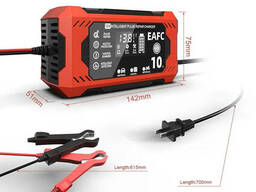 Импульсное зарядное устройство EAFC Pulse Repair Charger 12V 10A для аккумуляторов. ..
