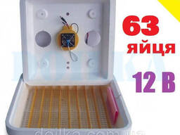 Инкубатор Веселое семейство-12ВДВ ручной (12 В/220 В, 63 яйца)