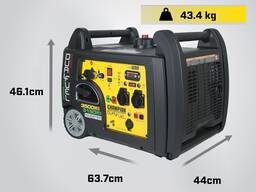 Инверторный генератор Champion Газ Бензин 3500E (73001i-DF-EU)