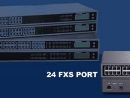 Grandstream GXW4224, голосовий ip шлюз, 24xFXS, 1xLAN, (1GbE)Gigabit Ethernet