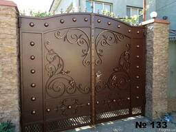 Ворота-Херсон-откатные, распашные, металлические, кованые