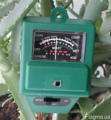 Измеритель кислотности pH, влажности, освещенности почвы ЕТП