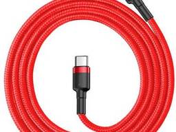 Кабель Baseus Cafule USB Cable Type-C-Type-C 3A 1m Red